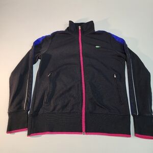 Nike Women's National 98 Retro Track Jacket Black/Pink/Blue Size XL
